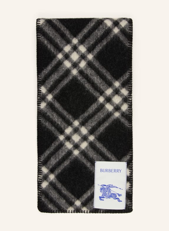 BURBERRY Schal SCHWARZ / WEISS