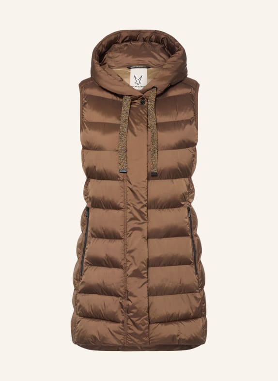 FUCHS SCHMITT Gilet matelassé COMO MARRON FONCÉ