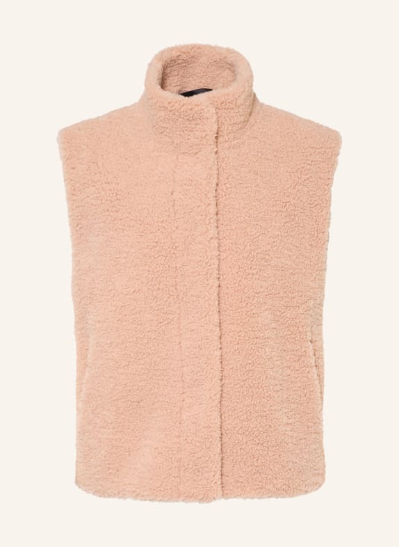 FUCHS SCHMITT Väst i teddypäls BONN ROSÉ
