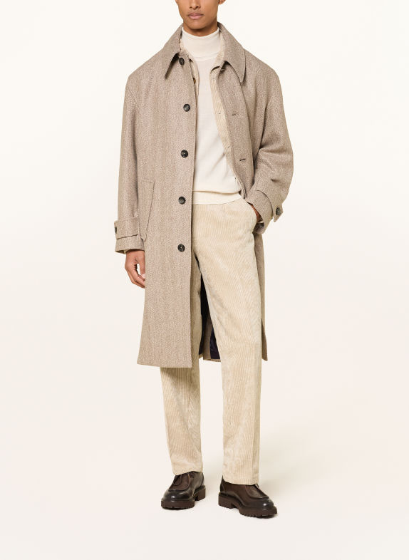 CG - CLUB of GENTS Anzughose CG OLE Relaxed Fit aus Cord 22 BEIGE