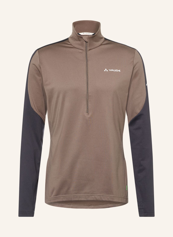 VAUDE Midlayer LIVIGNO BRUIN / WIT / ZWART