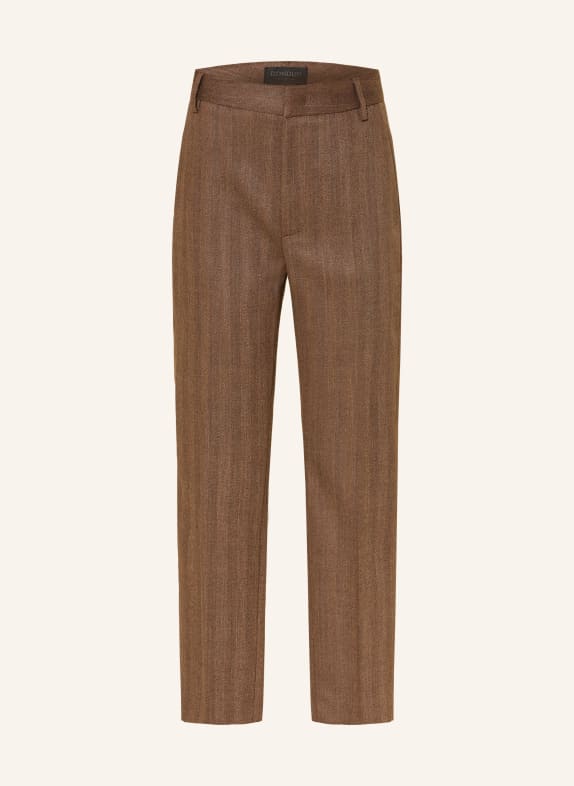 Dondup NIMA 7/8 pants DARK BROWN
