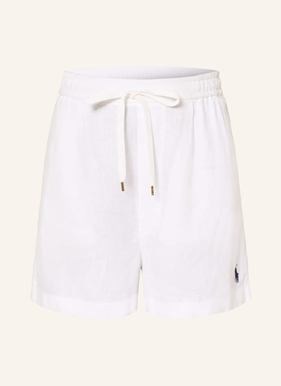 POLO RALPH LAUREN Linen shorts WHITE