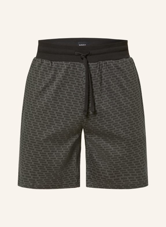BOSS RELAX Sleep Shorts GRAY / BLACK