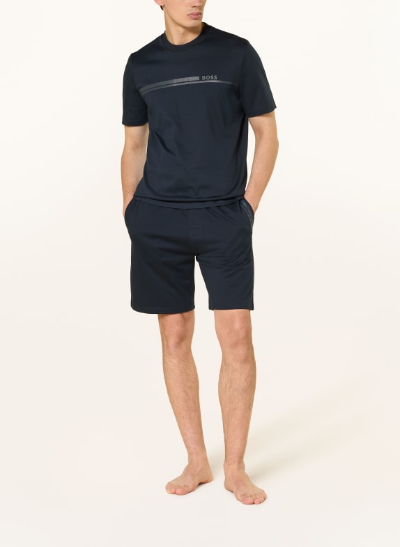 BOSS Lounge-sweatshorts AUTHENTIC MØRKEBRUN