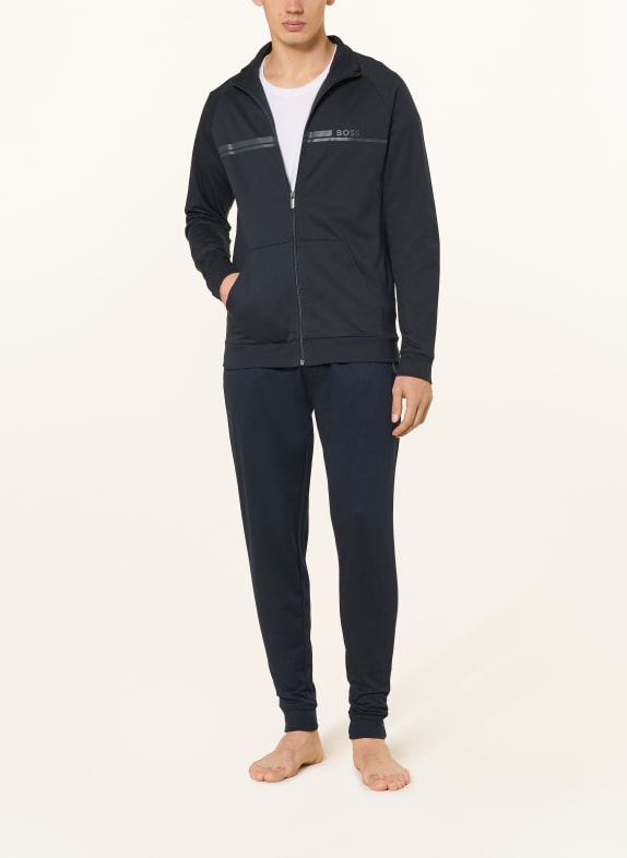 BOSS Lounge-sweatjakke AUTHENTIC MØRKEBLÅ