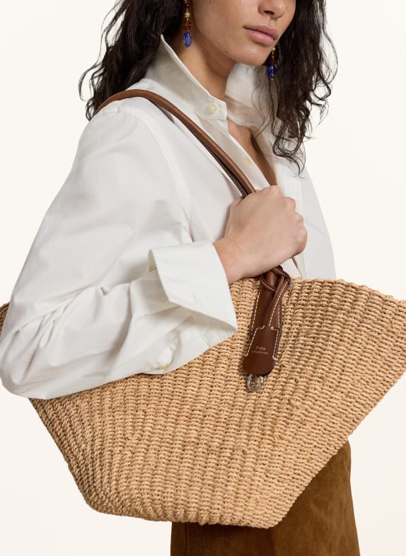 POLO RALPH LAUREN Sac cabas BEIGE