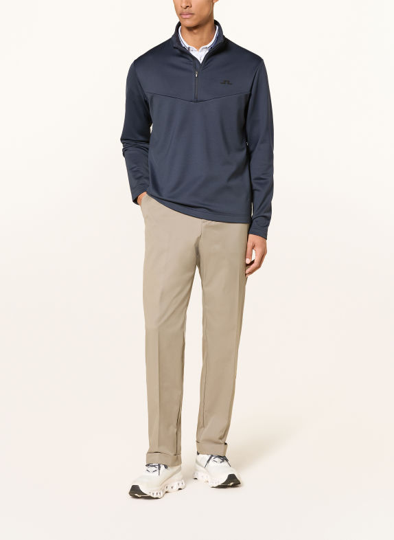 J.LINDEBERG Fleece-Troyer DUNKELBLAU