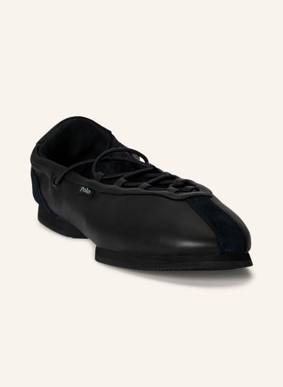 POLO RALPH LAUREN Ballerinas SCHWARZ