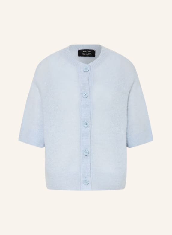 MARC CAIN Strickjacke mit Alpaka und Mohair 318 niagara mist