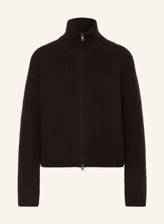 LISA YANG Cashmere cardigan DARK BROWN