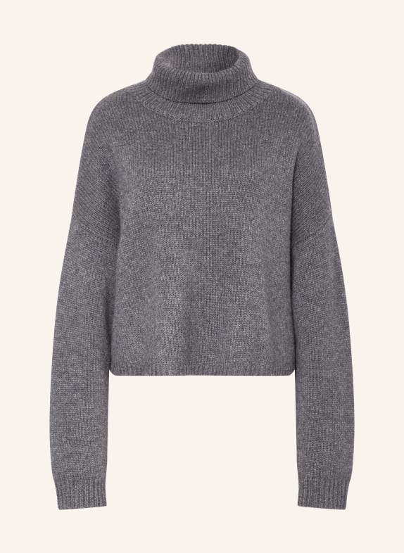 LISA YANG Rollkragenpullover ZERLINA aus Cashmere DUNKELGRAU