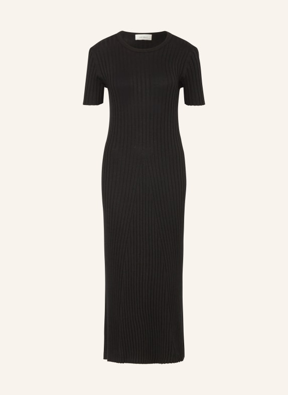 LISA YANG ISABELA knit dress with cashmere BLACK