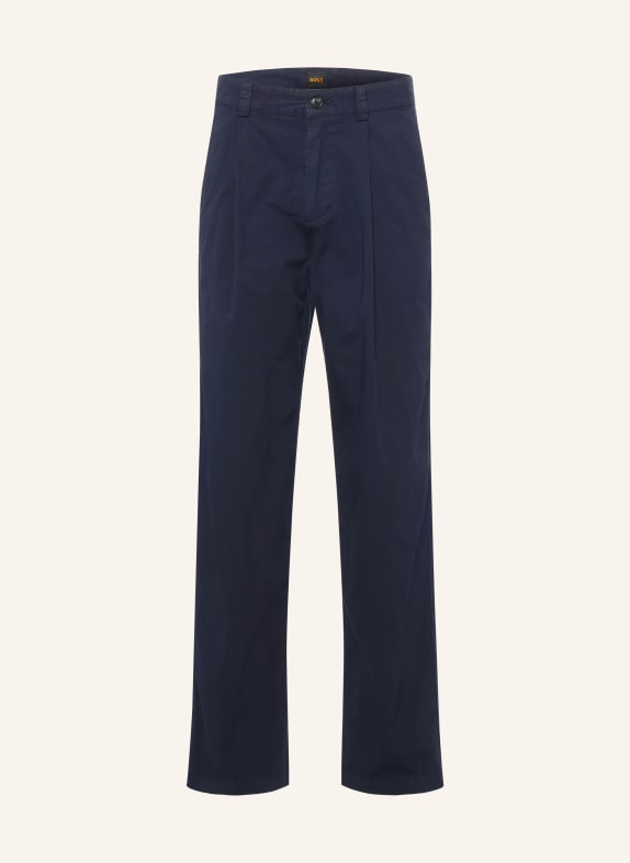 BOSS Chino Tapered Fit DONKERBLAUW