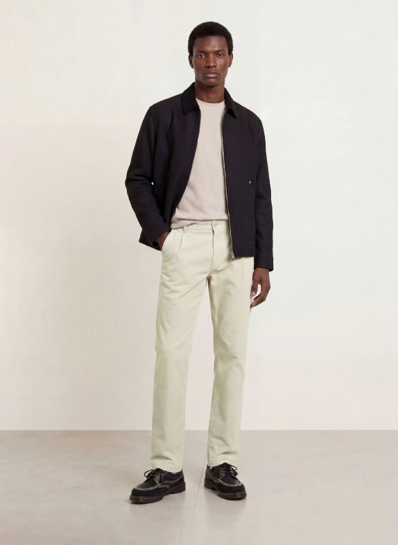 BOSS Pantaloni chino din velur cu croială conică BEJ