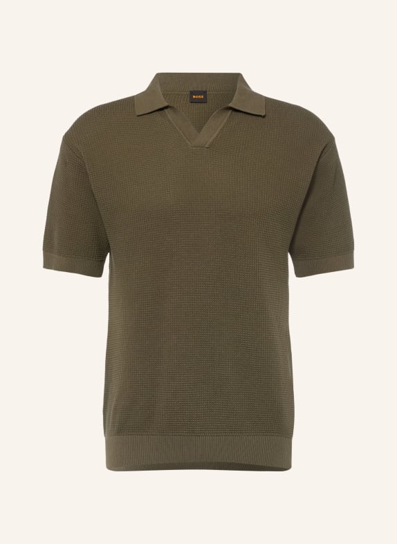 BOSS Piqué Polo Shirt KOCELLO OLIVE