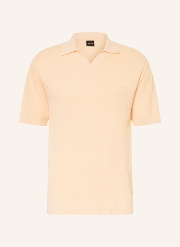 BOSS Piqué Polo Shirt KOCELLO LIGHT YELLOW