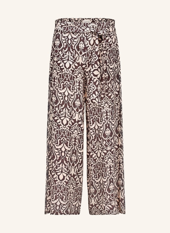 CARTOON Marlene-broek CRÈME / MARRON FONCÉ / ZWART