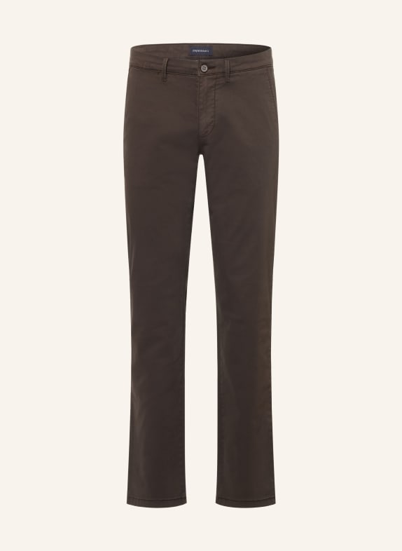 STROKESMAN'S Slim-fit Chinos DARK BROWN
