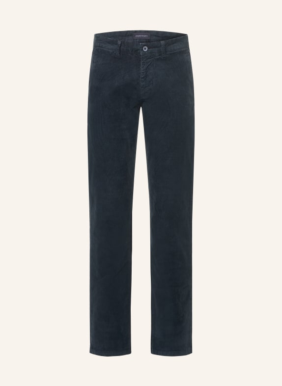STROKESMAN'S Slim-fit corduroy pants DARK BLUE