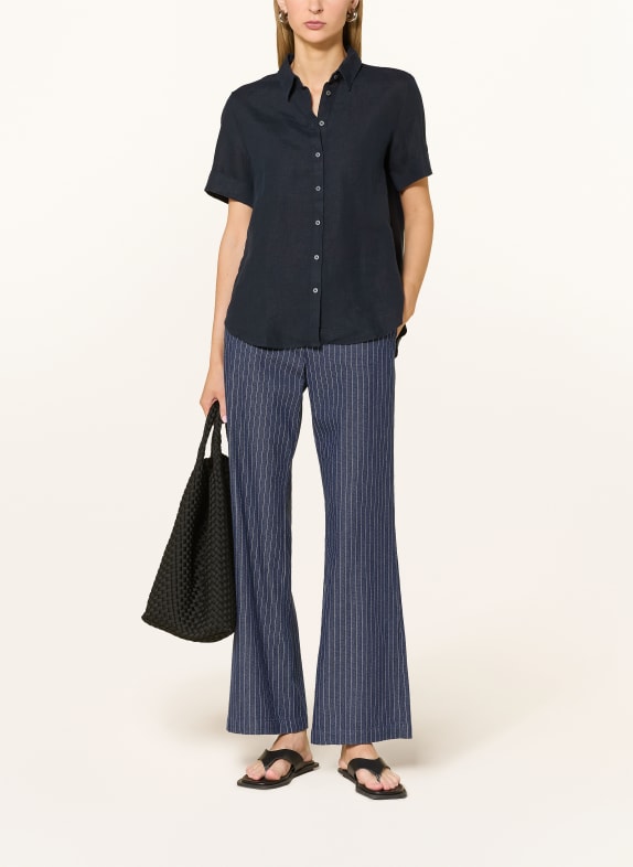 Marc O'Polo Linnen blouse DONKERBLAUW