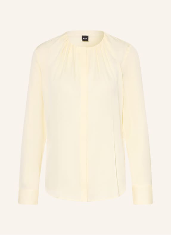 BOSS Blouse BANORAH avec de la soie BEIGE