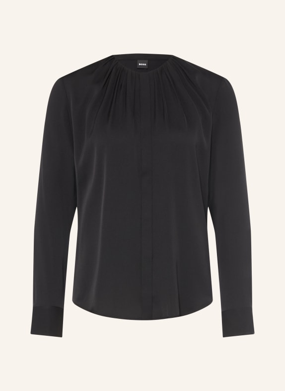 BOSS BANORAH Blouse with Silk BLACK
