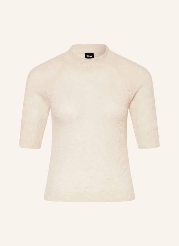 BOSS FEWE-trui van alpaca LICHTBRUIN
