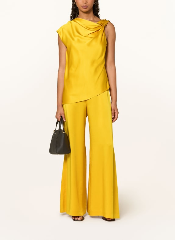 BOSS Jumpsuit DANJINI aus Satin GELB