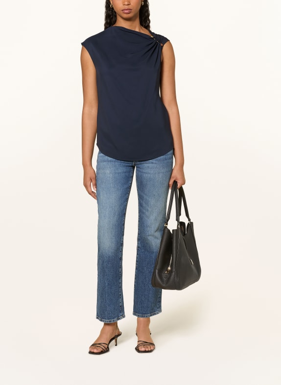 BOSS Top BANNEA DONKERBLAUW