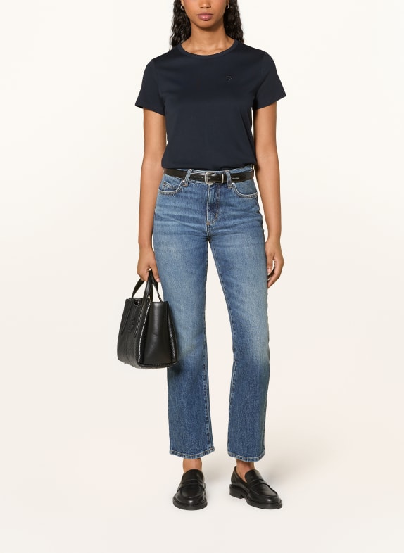 BOSS T-shirt EVENTSA9 DONKERBLAUW