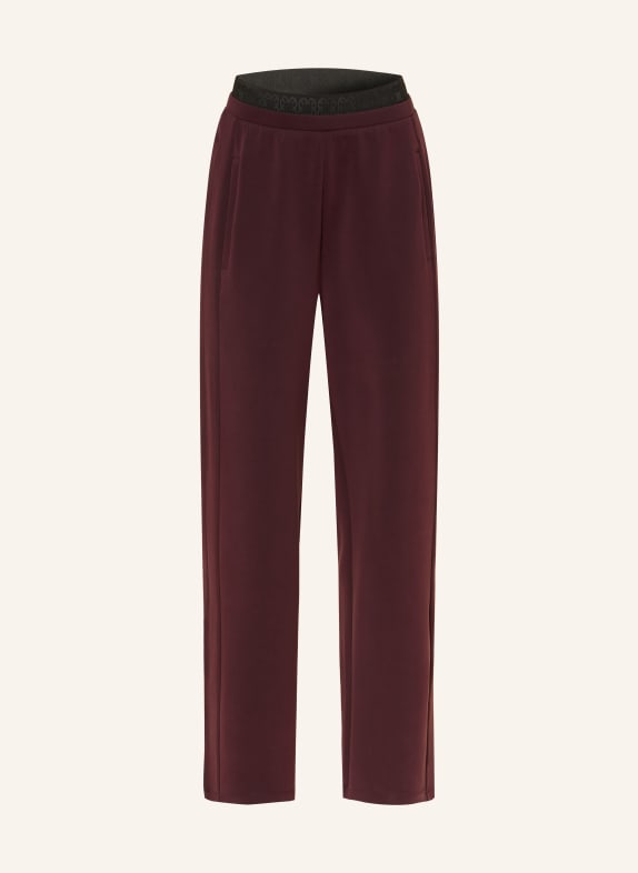 ELENA MIRO Marlene-broek DONKERROOD / ZWART