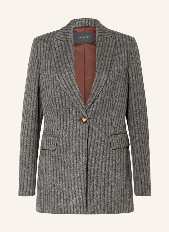 ELENA MIRO Jerseyblazer GRIJS