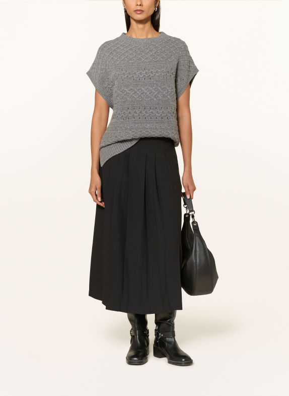 ELENA MIRO Pull en maille GRIS FONCÉ
