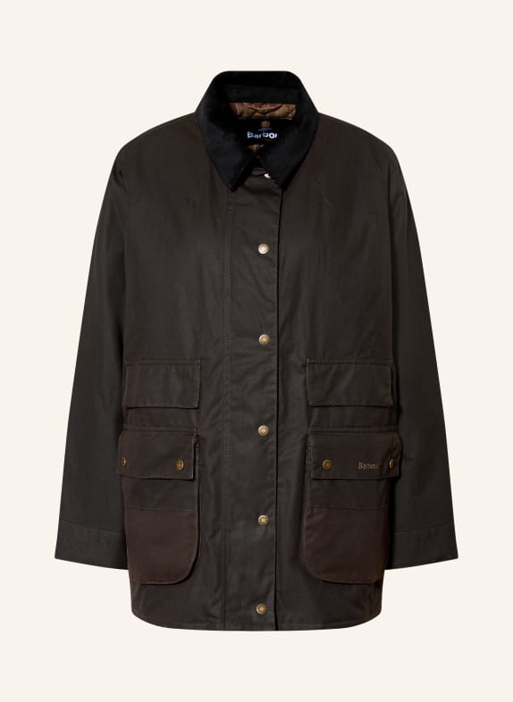 Barbour Fieldjacket BORDER DUNKELBRAUN