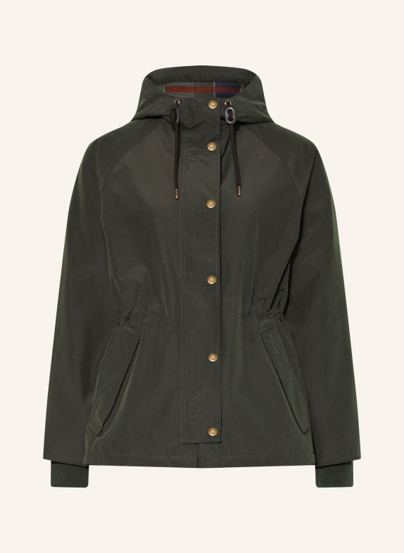 Barbour Parka HESTER DONKERGROEN