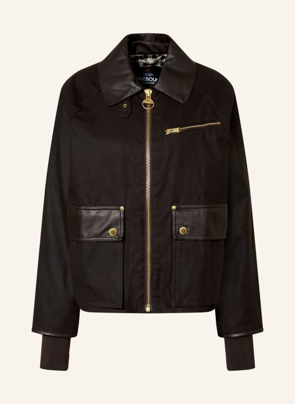 BARBOUR INTERNATIONAL DONNINGTON Field Jacket DARK BROWN