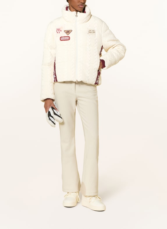 SPORTALM Ski-jas CRÈME / DONKERROOD