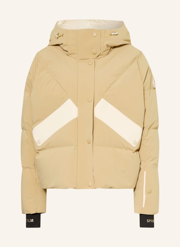 SPORTALM Veste de ski en duvet BEIGE