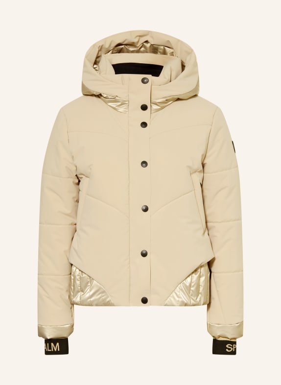 SPORTALM Veste de ski avec fil pailleté BEIGE