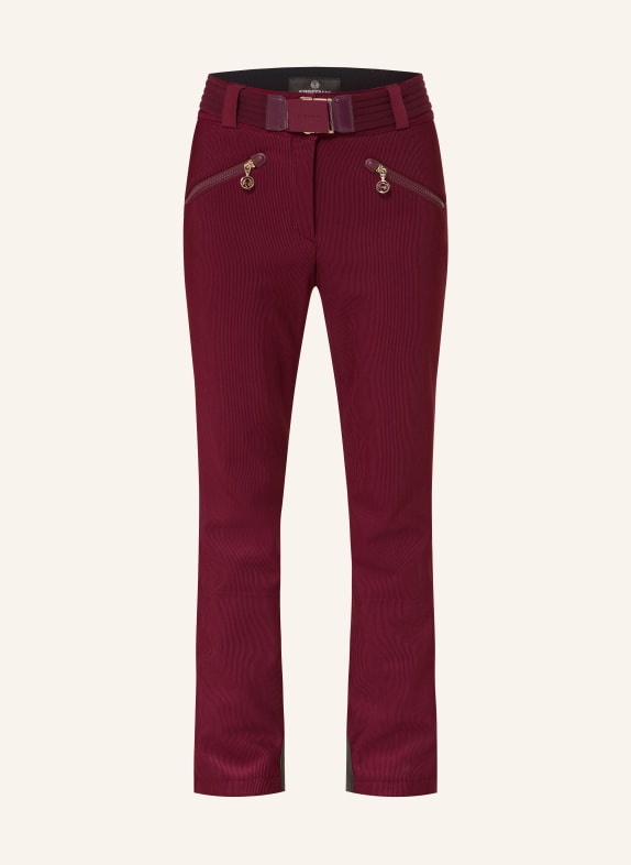 SPORTALM Pantalon de ski en softshell ROUGE FONCÉ