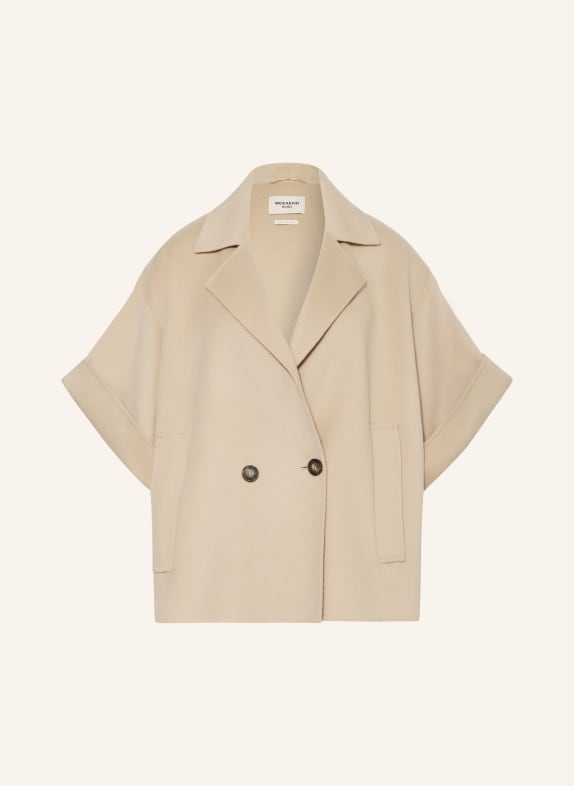 WEEKEND Max Mara Kurtka NEO z rękawami 3/4 KREMOWY