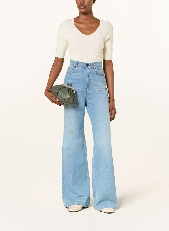 WEEKEND Max Mara Schoudertas PRATI PETROL / ZILVER