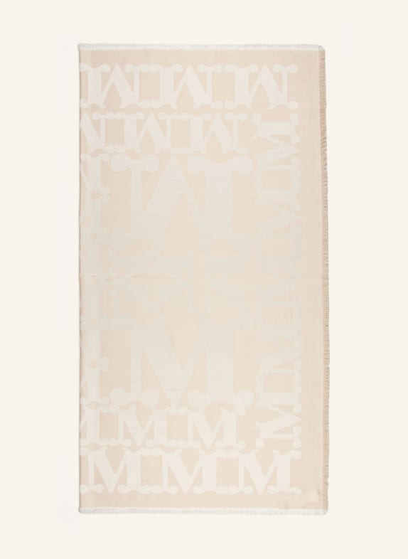 Max Mara Tuch EDRO mit Seide BEIGE / CREME