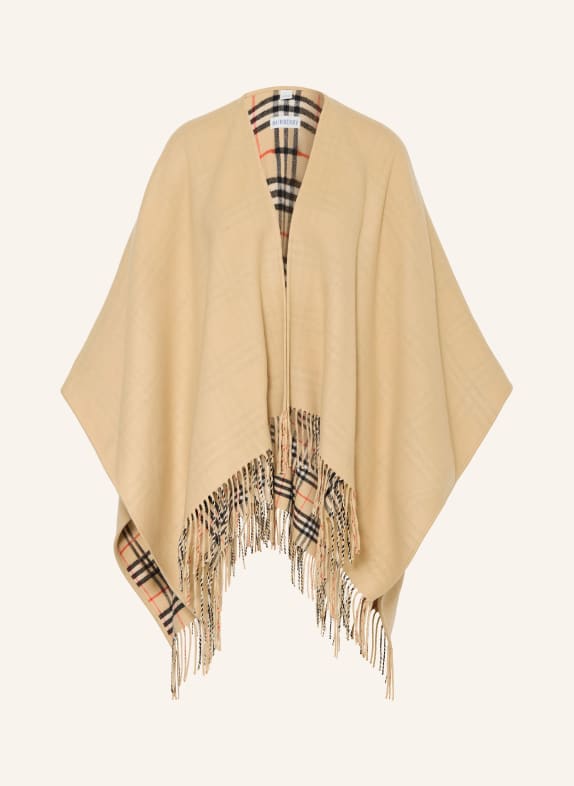 BURBERRY Reversible cape BEIGE