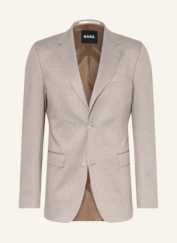 BOSS Marynarka do garnituru HUGE Slim Fit 271 LIGHT BEIGE