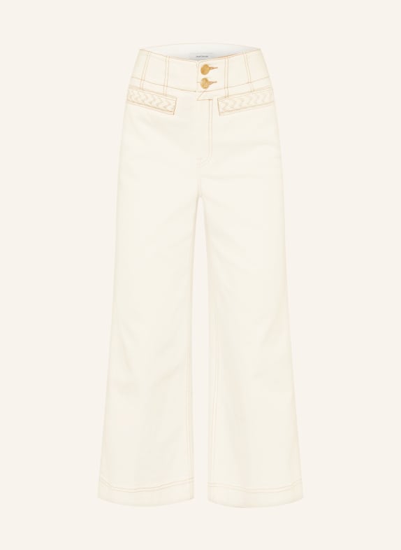 ZIMMERMANN Cropped-Jeans ROSELIGHT VINTAGE CREAM