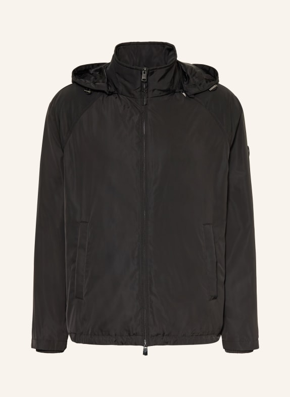 BOSS Jacke CARLEN mit abnehmbarer Kapuze SCHWARZ