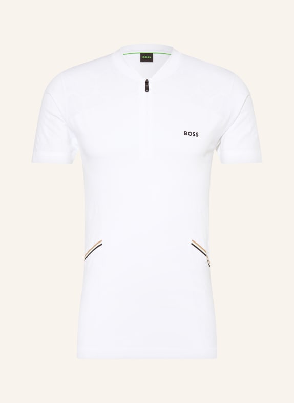BOSS Funktions-Poloshirt TOC GAME 2 Slim Fit WEISS