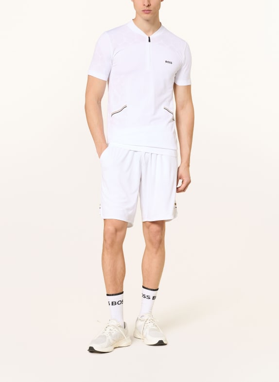 BOSS Functionele poloshirt TOC GAME 2 Slim Fit WIT